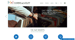 Desktop Screenshot of harriswolff.com