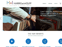 Tablet Screenshot of harriswolff.com